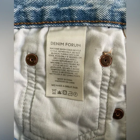 NWOT Aritzia Denim Forum The BF High Rise Loose Jeans - Picture 4 of 12